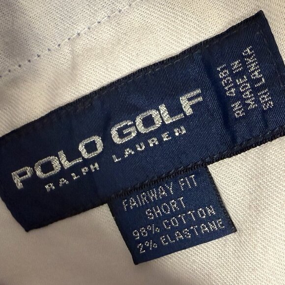 Polo Golf Fairway Fit Short Size 38 Cotton Twill with Stretch Blue - Picture 2 of 10
